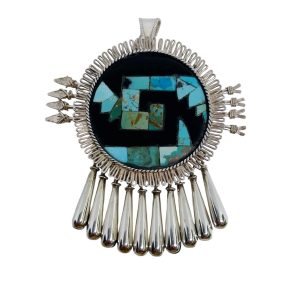 Chimalli Aztec Shield Pendant