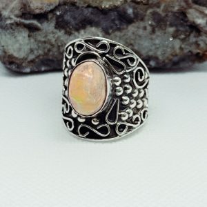 Opal Adjustable Ring