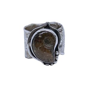 Ammonite Fossil Ring