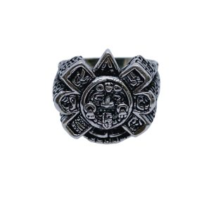 Aztec Calendar Ring