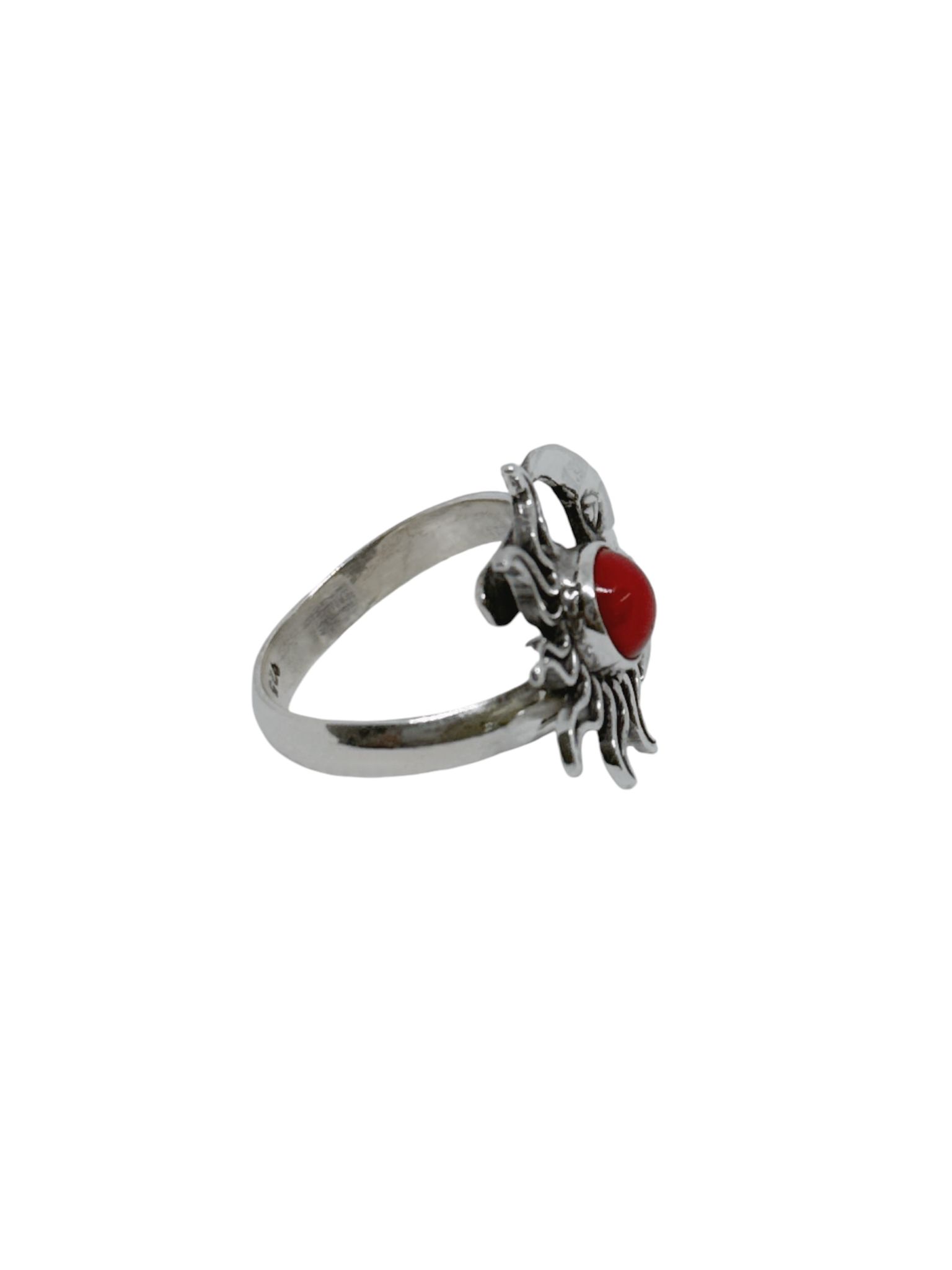 Sun & Moon 4 Piece Jewelry Set Red Coral - Image 12