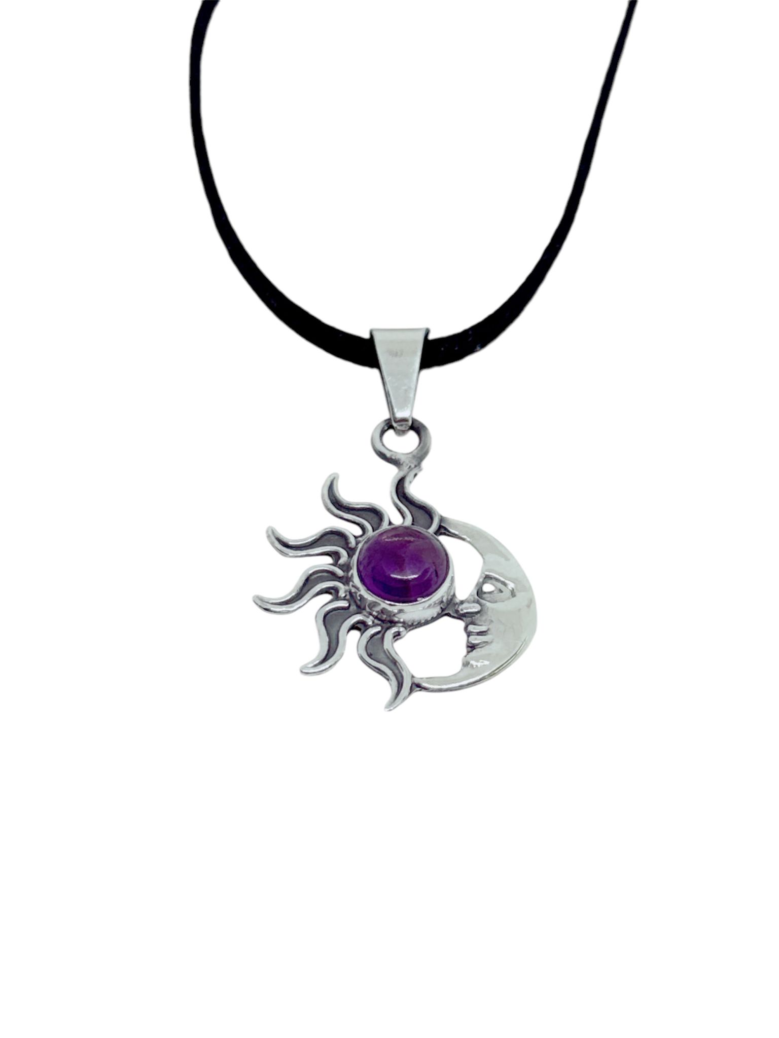 Sun & Moon 4 Piece Jewelry Set Amethyst - Image 6