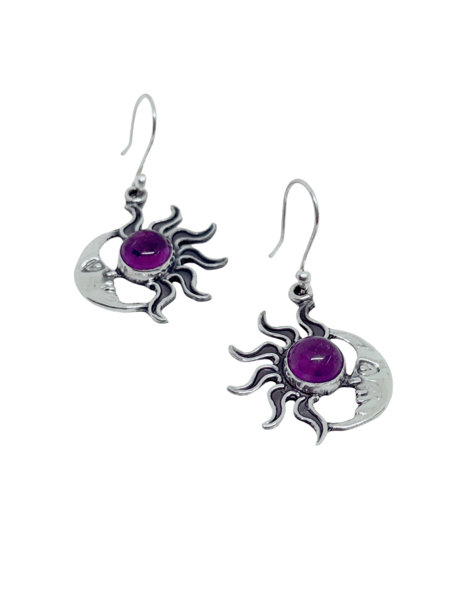 Sun & Moon 4 Piece Jewelry Set Amethyst - Image 5