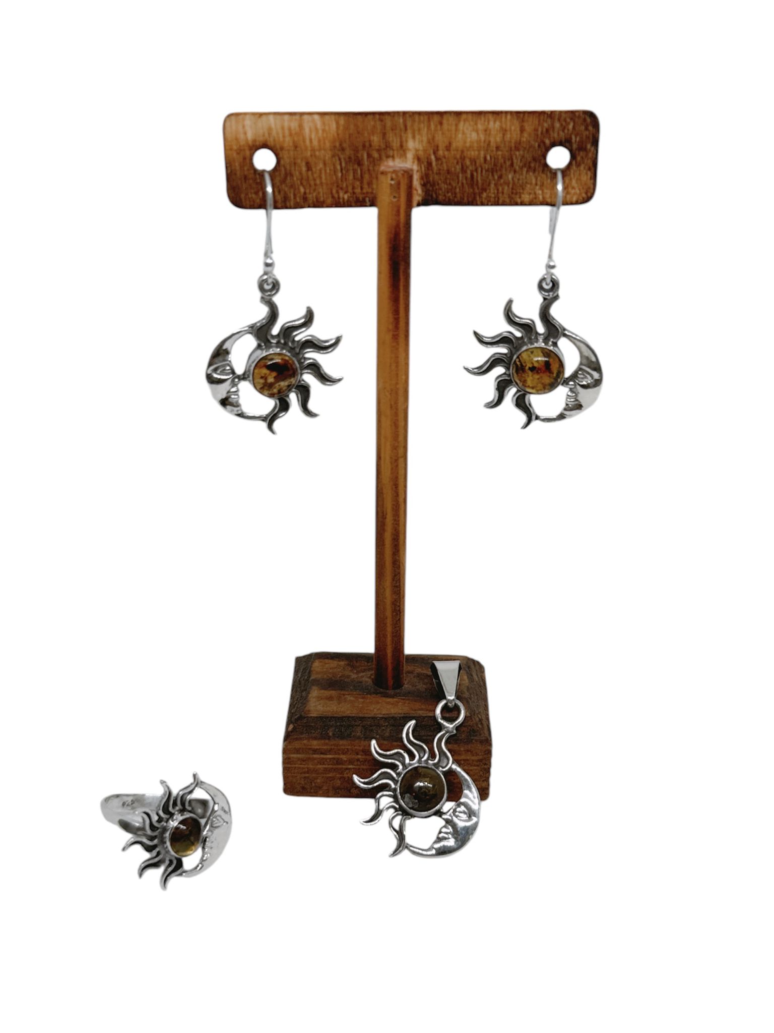Sun & Moon 4 Piece Jewelry Set Amber - Image 7